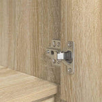 HKH Armario Alto de Madera con Cajón 55,5 X 34 X 119,5 Cm - Roble Sonoma
