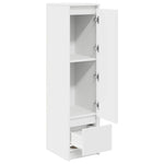 HKH Aparador alto en derivados de madera 29,5 x 34 x 119,5 cm - Blanco