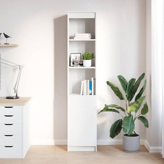 Aparador Alto HKH de madera DM 37,5 X 35 X 180 Cm - Blanco