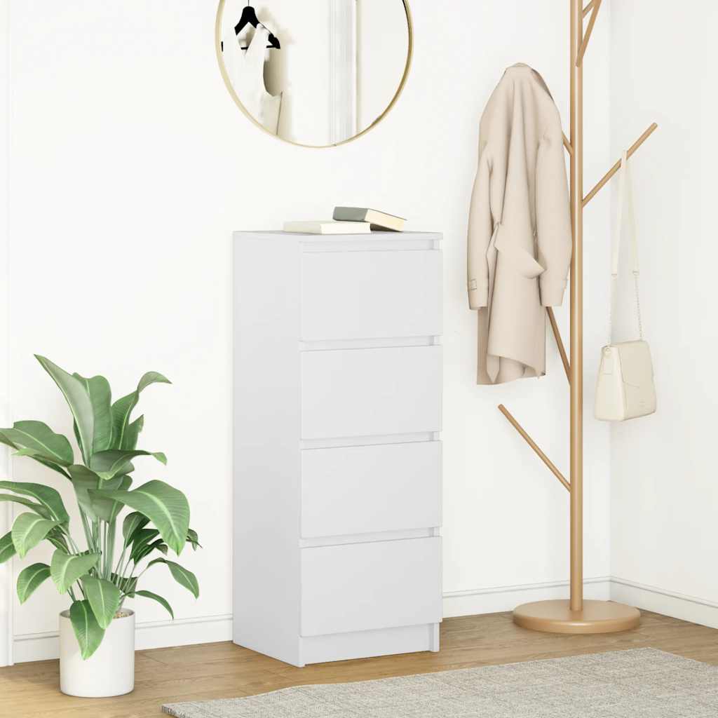 HKH Aparador en derivados de Madera 37,5 X 35 X 99 Cm - Blanco
