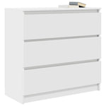 HKH Aparador em derivados de Madeira 80 X 35 X 76 Cm - Branco