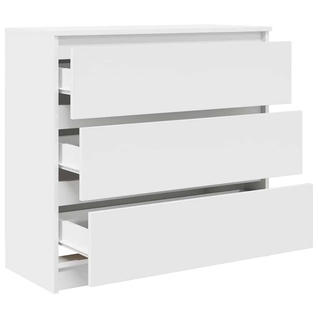 HKH Aparador em derivados de Madeira 80 X 35 X 76 Cm - Branco