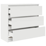 HKH Aparador em derivados de Madeira 80 X 35 X 76 Cm - Branco