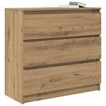 HKH Aparador en derivados de Madera 80 X 35 X 76 Cm - Roble Artesanal