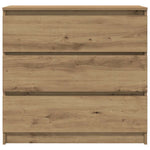 HKH Aparador en derivados de Madera 80 X 35 X 76 Cm - Roble Artesanal