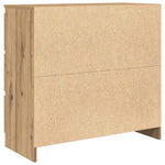 HKH Aparador en derivados de Madera 80 X 35 X 76 Cm - Roble Artesanal
