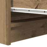 HKH Aparador en derivados de Madera 80 X 35 X 76 Cm - Roble Artesanal