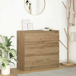 HKH Aparador en derivados de Madera 80 X 35 X 76 Cm - Roble Artesanal