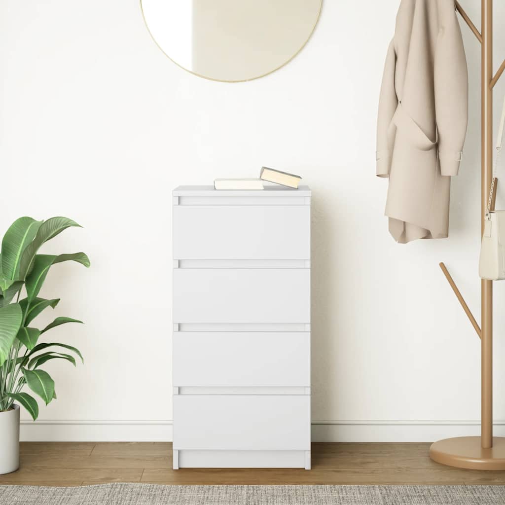 Aparador HKH en derivados de madera 37,5 x 35 x 76 cm - Blanco