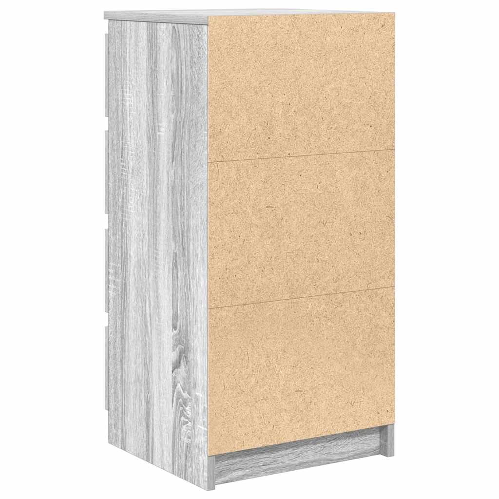 HKH Aparador em derivados de Madeira 37,5 X 35 X 76 Cm - Cinzento Sonoma