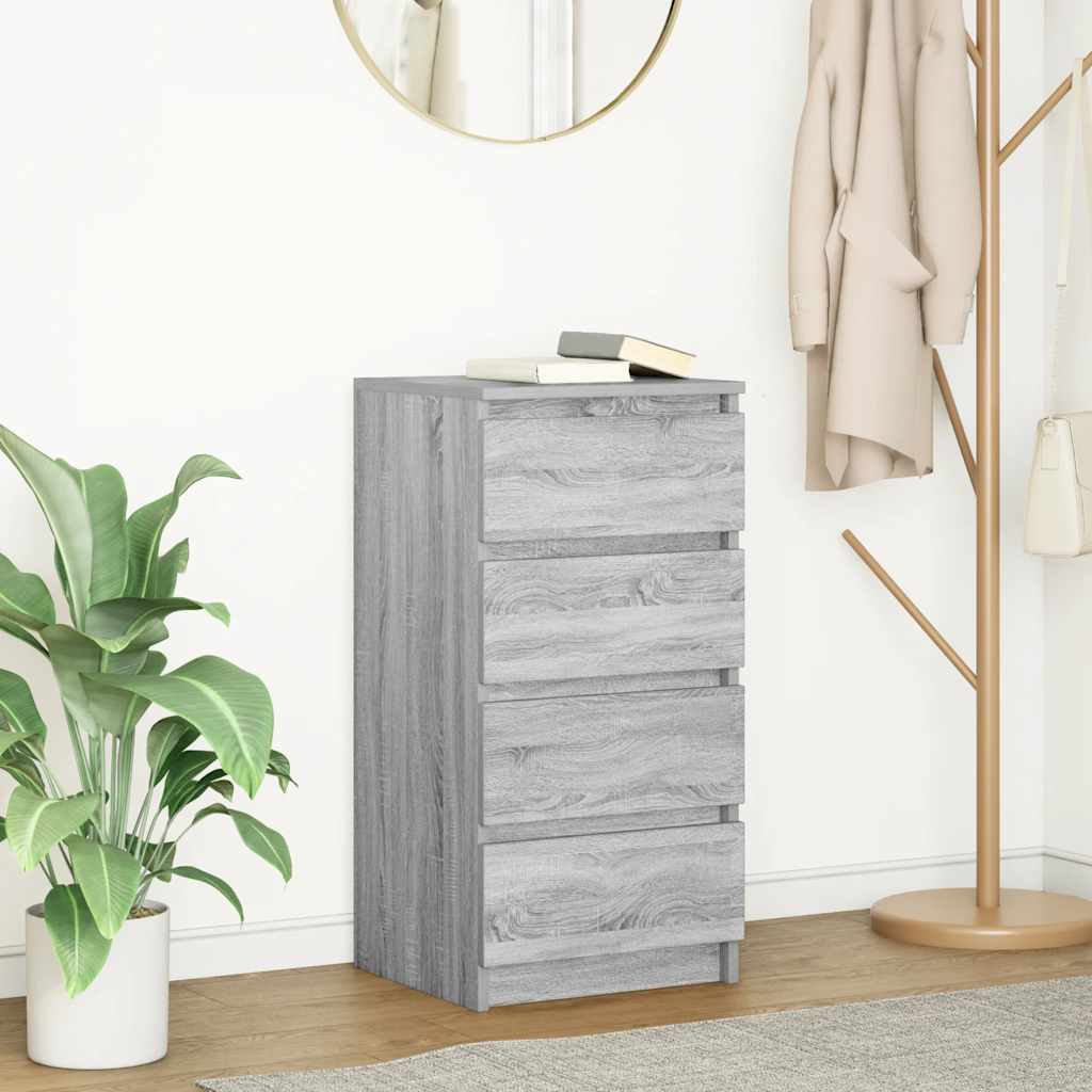 HKH Aparador en derivados de Madera 37,5 X 35 X 76 Cm - Gris Sonoma