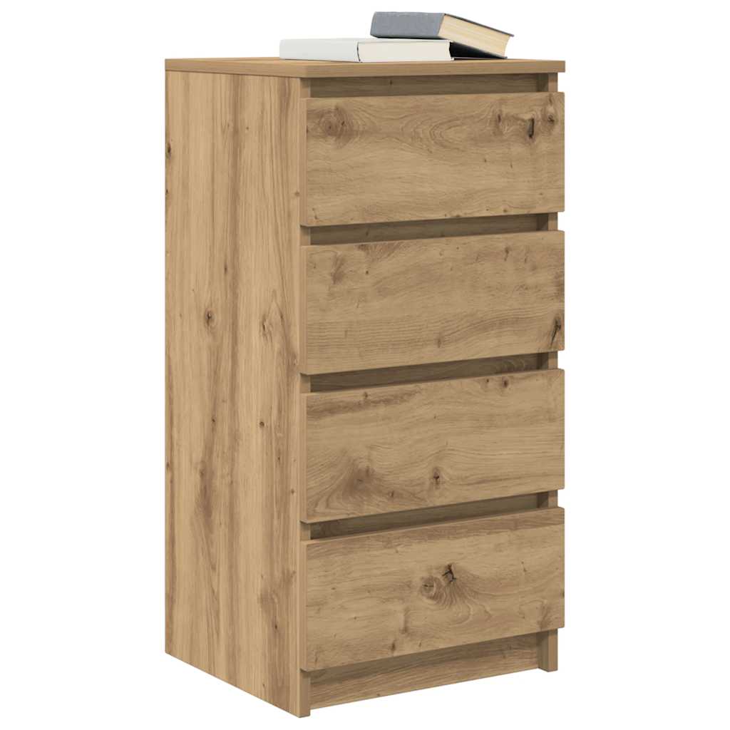 Aparador HKH en derivados de Madera 37,5 X 35 X 76 Cm - Roble Artesano