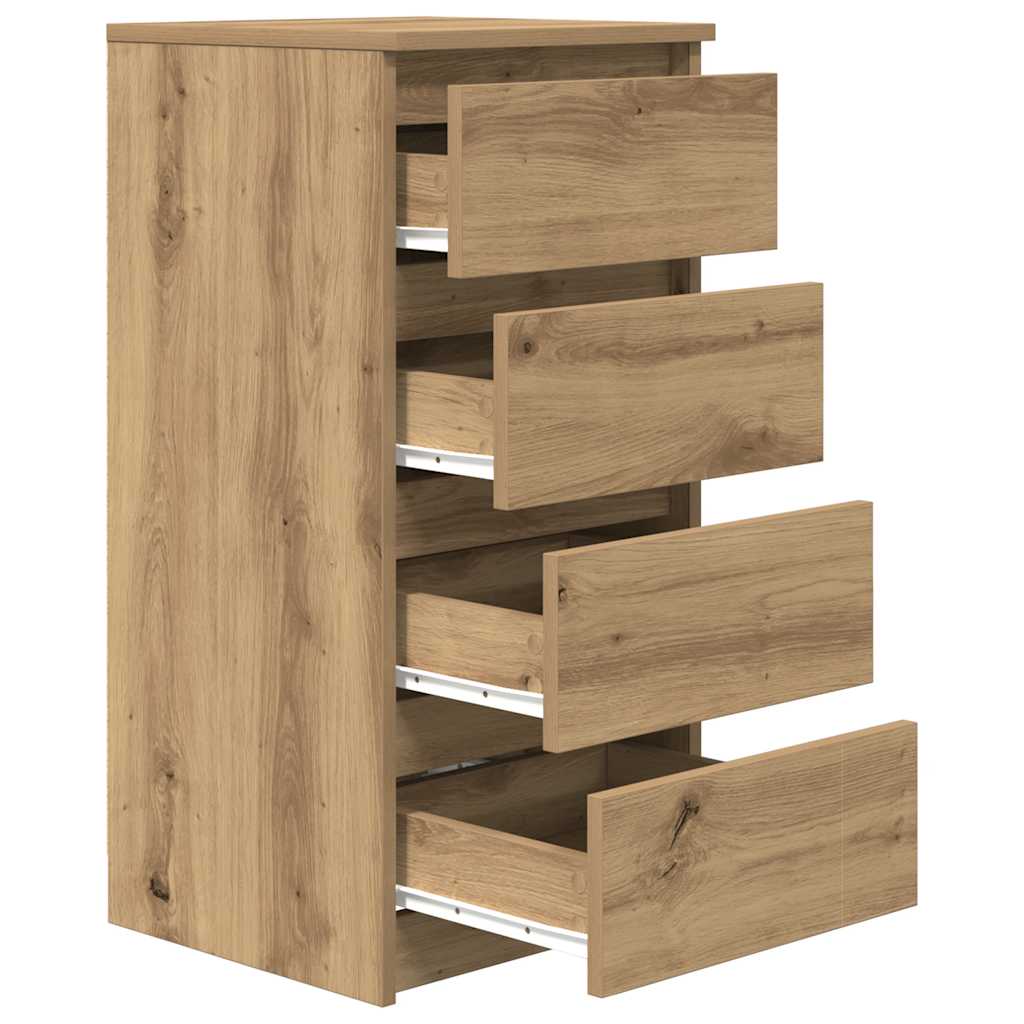 Aparador HKH en derivados de Madera 37,5 X 35 X 76 Cm - Roble Artesano
