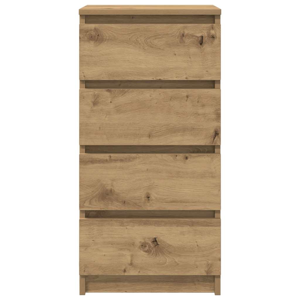 Aparador HKH en derivados de Madera 37,5 X 35 X 76 Cm - Roble Artesano