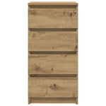 Aparador HKH en derivados de Madera 37,5 X 35 X 76 Cm - Roble Artesano