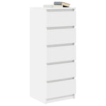 HKH Aparador em derivados de Madeira com Gavetas 37,5 X 35 X 99 Cm - Branco