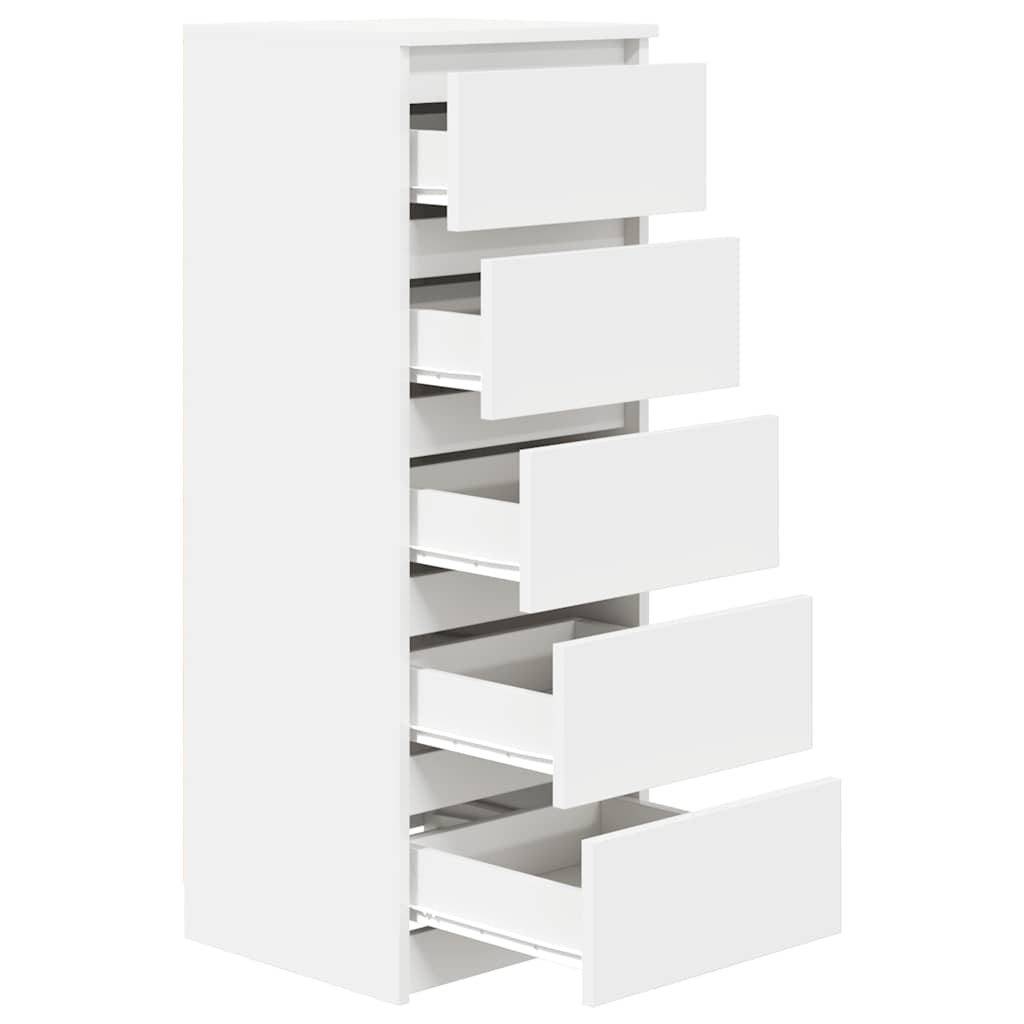 HKH Aparador em derivados de Madeira com Gavetas 37,5 X 35 X 99 Cm - Branco