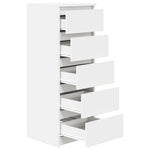HKH Aparador em derivados de Madeira com Gavetas 37,5 X 35 X 99 Cm - Branco
