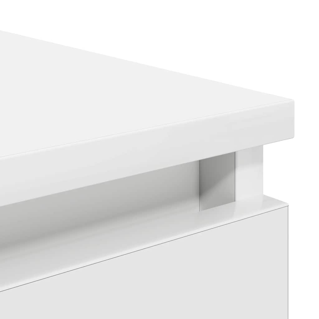 HKH Aparador em derivados de Madeira com Gavetas 37,5 X 35 X 99 Cm - Branco