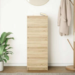 Aparador HKH en derivados de madera con cajones derivados de madera 37,5 x 35 x 99 cm - Roble Sonoma