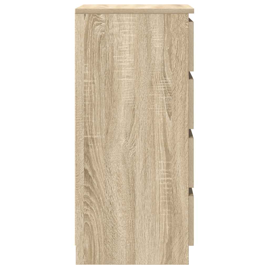 Aparador HKH en derivados de madera con cajones derivados de madera 37,5 x 35 x 99 cm - Roble Sonoma