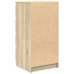 Aparador HKH en derivados de madera con cajones derivados de madera 37,5 x 35 x 99 cm - Roble Sonoma