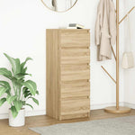 Aparador HKH en derivados de madera con cajones derivados de madera 37,5 x 35 x 99 cm - Roble Sonoma