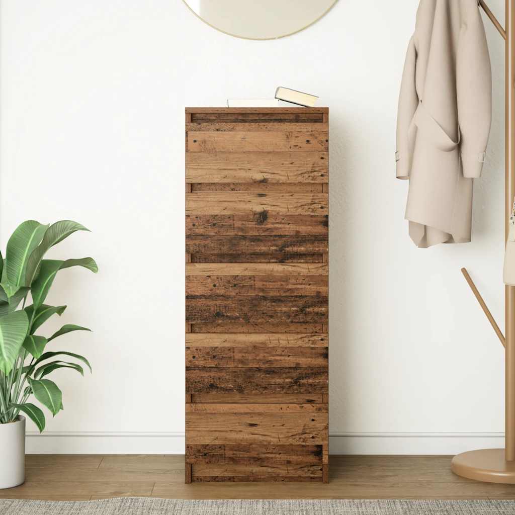 Aparador HKH en derivados de Madera 37,5 X 35 X 99 Cm - Madera Vieja