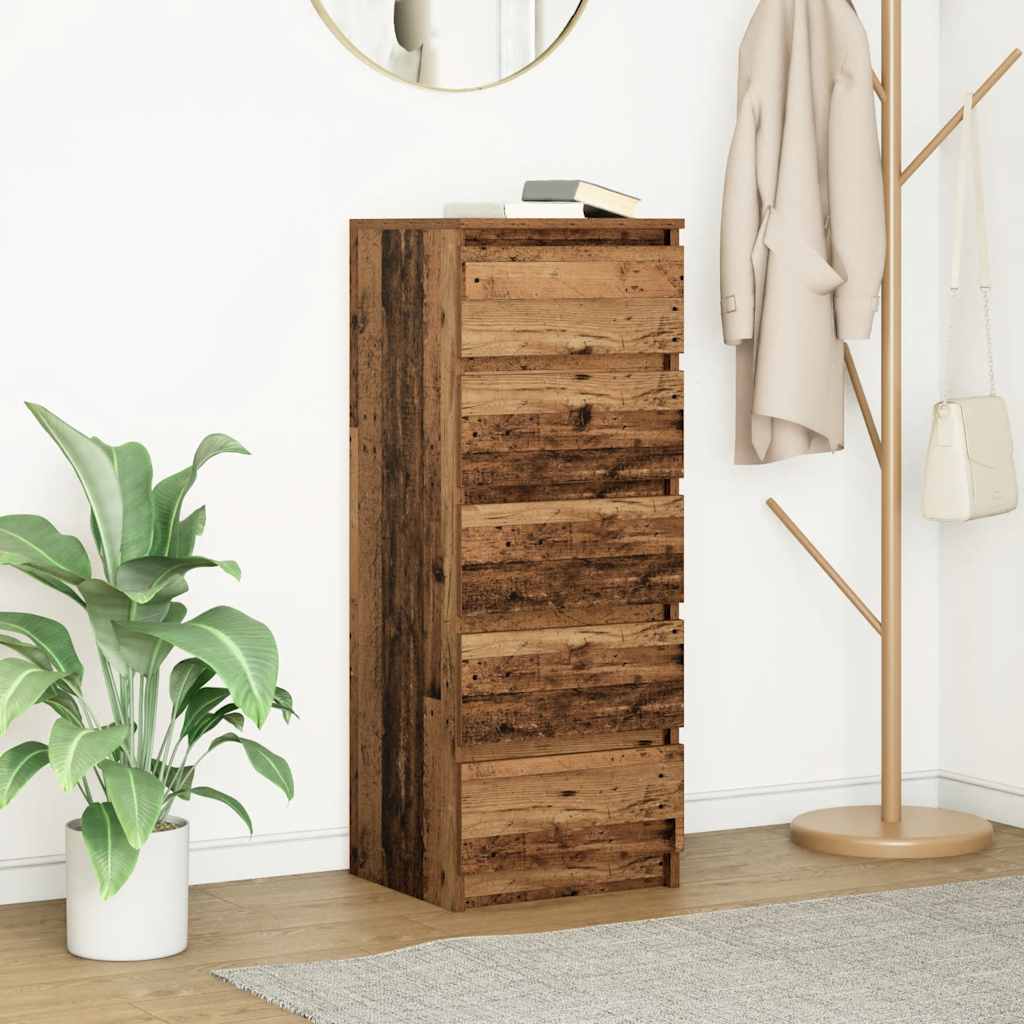 Aparador HKH en derivados de Madera 37,5 X 35 X 99 Cm - Madera Vieja