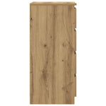 Aparador HKH en derivados de Madera con Cajones derivados de Madera 37,5 X 35 X 99 Cm - Roble Artesano