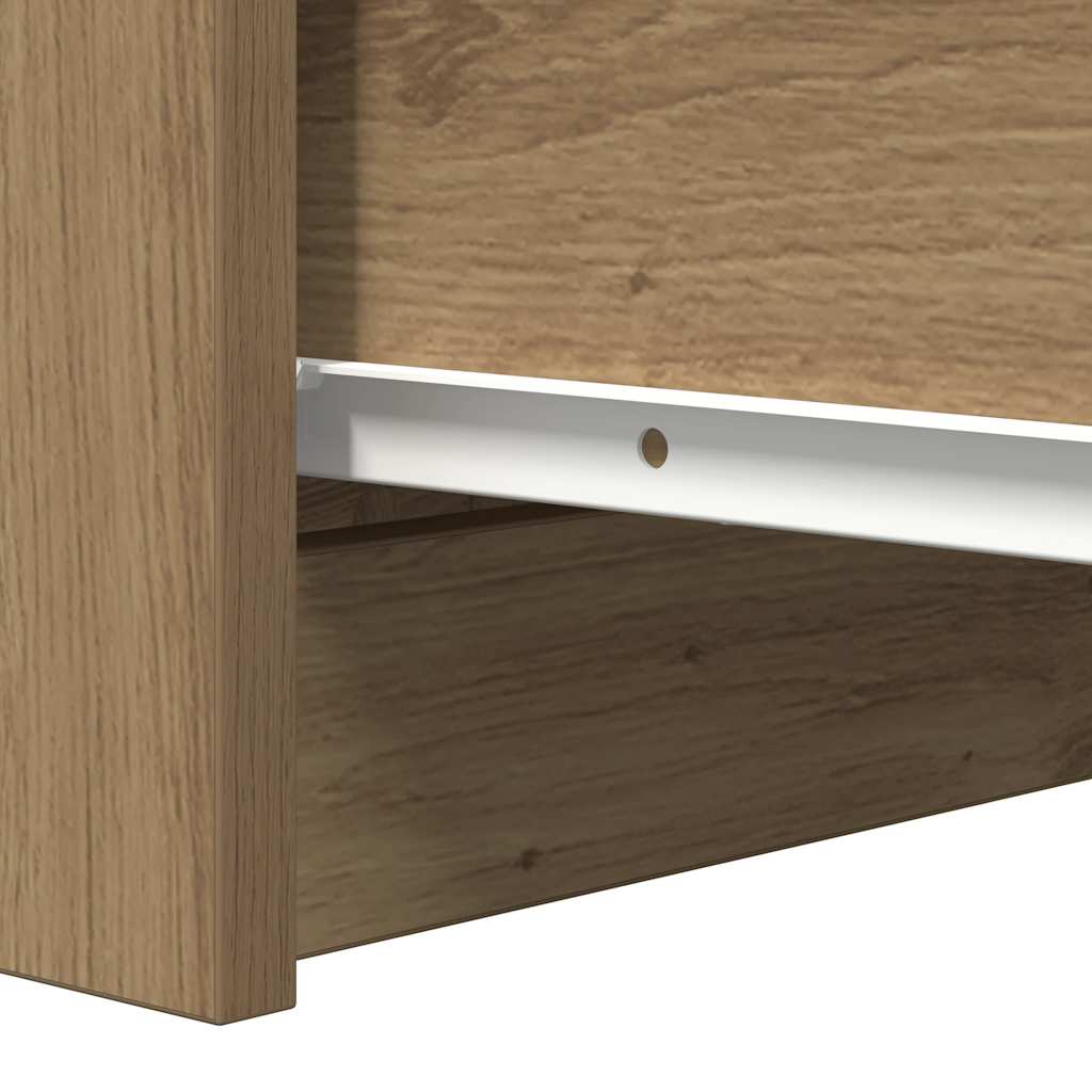 Aparador HKH en derivados de Madera con Cajones derivados de Madera 37,5 X 35 X 99 Cm - Roble Artesano