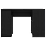 HKH Escritorio Derivados de Madera Color Madera Roble - Negro