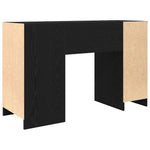 HKH Escritorio Derivados de Madera Color Madera Roble - Negro