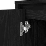 HKH Escritorio Derivados de Madera Color Madera Roble - Negro