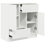 HKH Aparador em derivados de Madeira 41 X 28,5 X 17 Cm - Branco