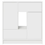 HKH Aparador em derivados de Madeira 41 X 28,5 X 17 Cm - Branco