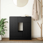 HKH Aparador en derivados de Madera 41 X 28,5 X 17 Cm - Roble Negro