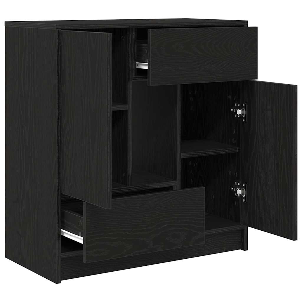 HKH Aparador en derivados de Madera 41 X 28,5 X 17 Cm - Roble Negro