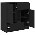 HKH Aparador en derivados de Madera 41 X 28,5 X 17 Cm - Roble Negro