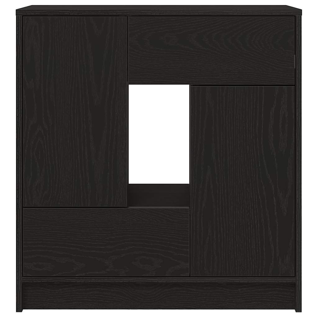 HKH Aparador en derivados de Madera 41 X 28,5 X 17 Cm - Roble Negro