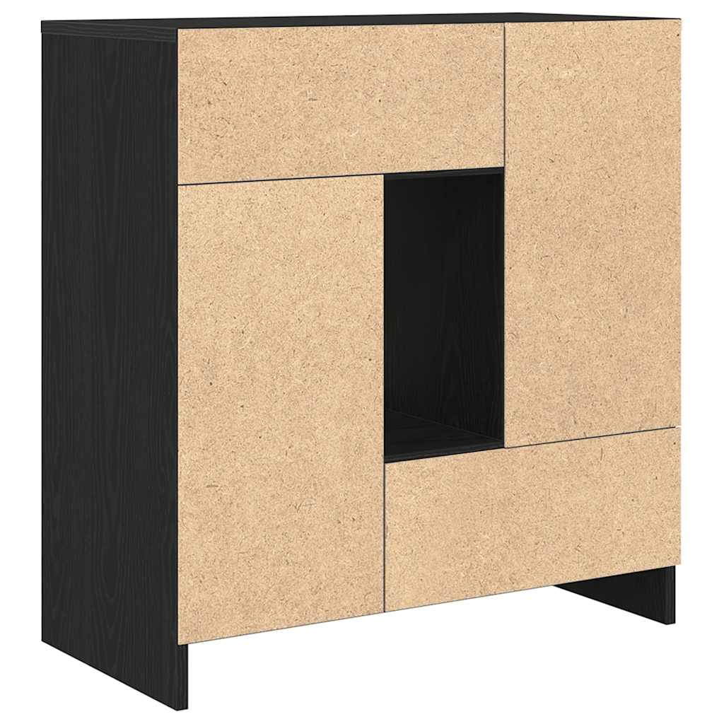 HKH Aparador en derivados de Madera 41 X 28,5 X 17 Cm - Roble Negro
