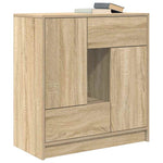 Aparador HKH en derivados de Madera con Cajones y Puertas 41 X 28,5 X 17 Cm - Roble Sonoma