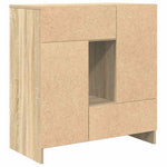 Aparador HKH en derivados de Madera con Cajones y Puertas 41 X 28,5 X 17 Cm - Roble Sonoma