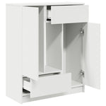 HKH Aparador em derivados de Madeira 43,5 X 23,5 X 17 Cm - Branco