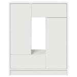 HKH Aparador em derivados de Madeira 43,5 X 23,5 X 17 Cm - Branco