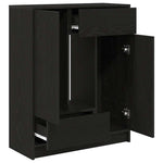 Aparador HKH en derivados de madera 43,5 x 23,5 x 17 cm - Roble Negro