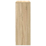 Aparador HKH en derivados de madera con cajones y puertas 43,5 x 23,5 x 17 cm - Roble Sonoma