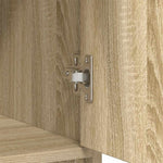 Aparador HKH en derivados de madera con cajones y puertas 43,5 x 23,5 x 17 cm - Roble Sonoma
