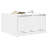 HKH Mesa de Centro com Gavetas - Branco