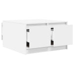 HKH Mesa de Centro com Gavetas - Branco